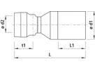 Reduktion HAWLE-GRIP PN 16  d 160/125 mm - 7250