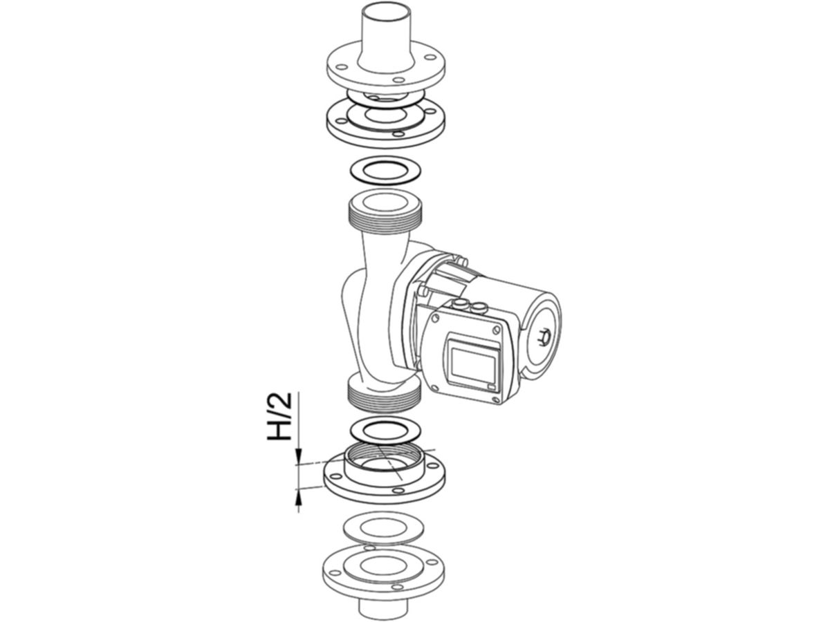 Gewindeflansch Z PN 6 (Grauguss)