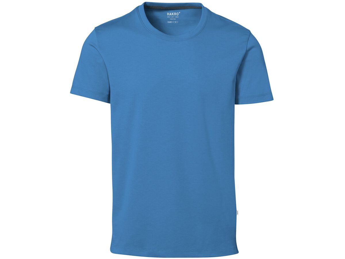 T-Shirt Cotton Tec Gr. S - malibublau, 50% CO / 50% PES, 185 g/m²