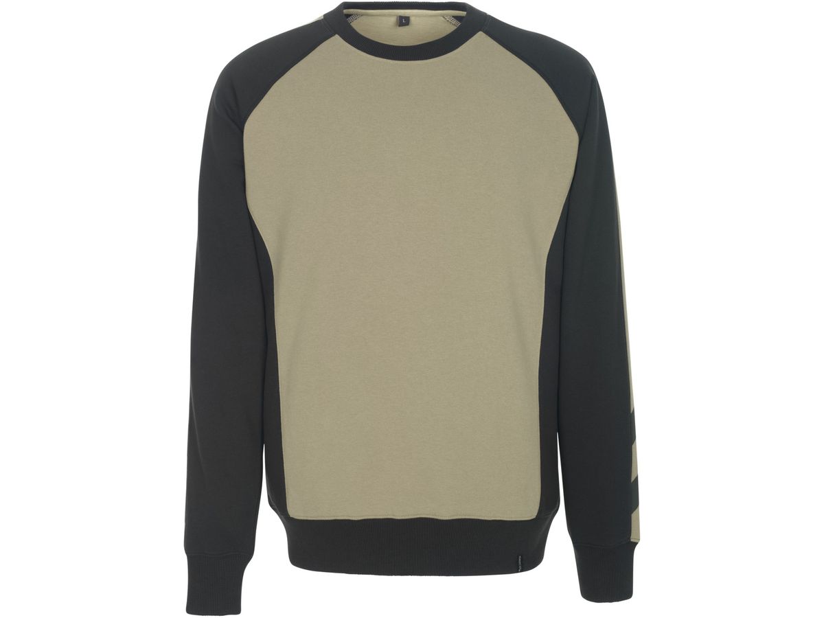 Witten Sweatshirt khaki-schwarz Gr. 3XL - 60% Baumwolle  /  40% Polyester