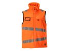 MASCOT Softshell Weste, Gr. 5XL - Hi-vis orange, 100% Polyester, 330g/m2