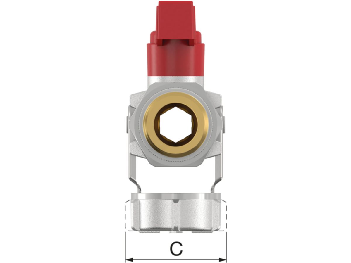 Entleerhahn Simplex-KFE Heizung - mit AG 1/2"