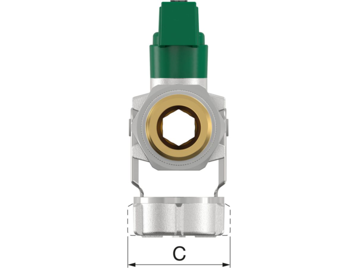 Entleerhahn Simplex-KFE Sanitär - mit AG 1/2"