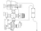 "Regufloor HN" Regelstation DN 25 Heizen - zum Anschluss an den Edelstahlverteiler