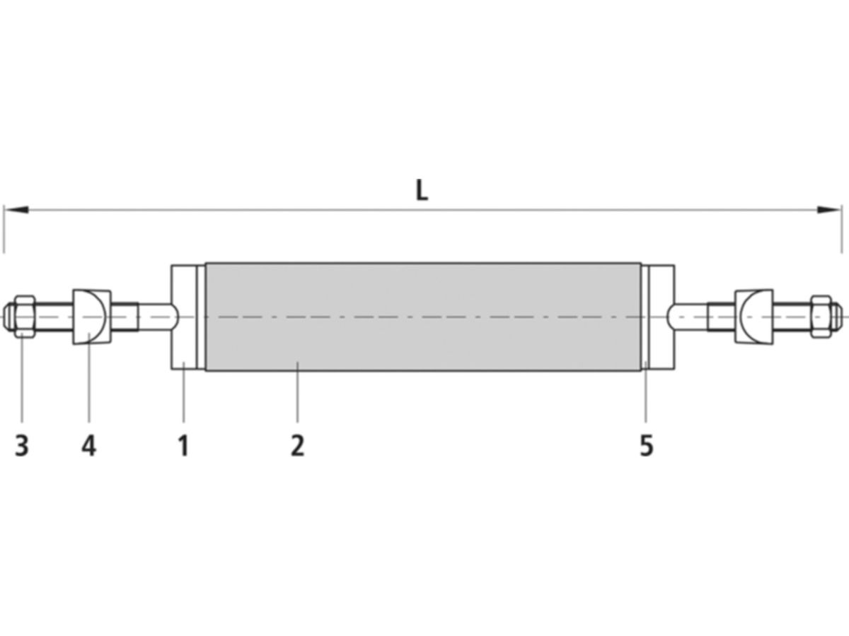 Haltebügel INOX  DN 100, L= 460 mm - DA 118-130 mm  3112   OHNE Dichtung