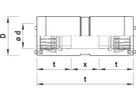 Verbinder HAWLE-GRIP, schlaufbar, PN 16 - 7222