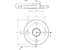 Gewindeflansch Rotguss PN 16