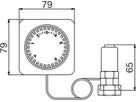 Oventrop Thermostat Uni FH - Mit Fernverstellung Kapillarrohr 5m